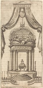 Katafalken, 1612. af Jacques Callot