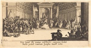 Dødsdommen, ca. 1618. af Jacques Callot