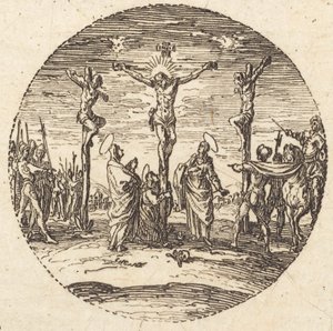 Korsfæstelsen, ca. 1631. af Jacques Callot