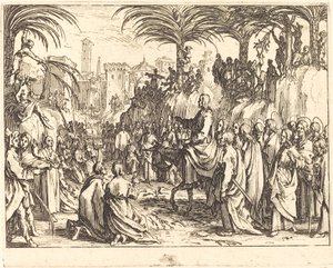 Indtoget i Jerusalem af Jacques Callot