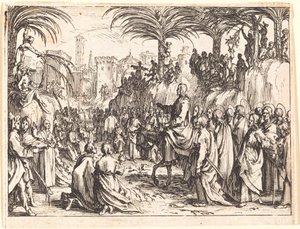 Indtoget i Jerusalem af Jacques Callot