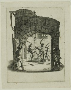 The Flagelation, fra Den Lille Passion af Jacques Callot