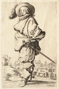Herren i pelsfrakken af Jacques Callot