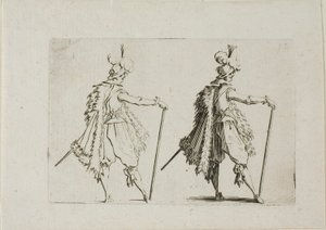 The Gentleman with a Large Cane, fra The Caprices af Jacques Callot