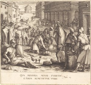 Kornvægterne af Jacques Callot
