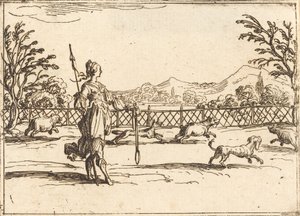 Jægerinden. af Jacques Callot