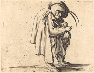 Hurdy-Gurdy-spilleren af Jacques Callot