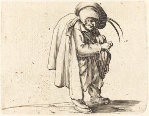 Hurdy-Gurdy-spilleren af Jacques Callot