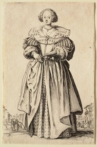 Damen med viften af Jacques Callot