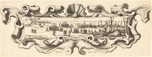 Troppernes landgang, sandsynligvis 16281631. af Jacques Callot