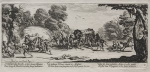 The Large Miseries of War: Highway Robbery af Jacques Callot