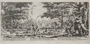 The Large Miseries of War: Peasants Revenge, 1633. af Jacques Callot