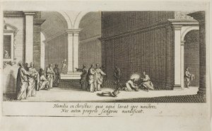 The Large Rock, fra forskellige scener designet i Firenze af Jacques Callot
