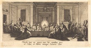 Den sidste nadver, ca. 1618. af Jacques Callot