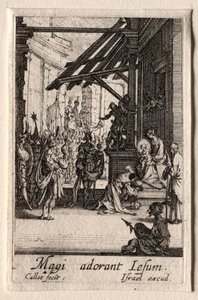 The Life of the Virgin: The Adoration of the Magi af Jacques Callot