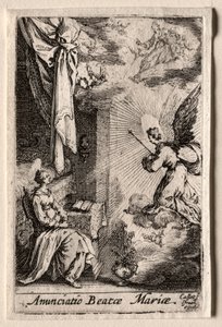 Jomfruens liv: Bebudelsen af Jacques Callot