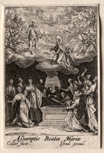 The Life of the Virgin: The Assumption of the Virgin. af Jacques Callot