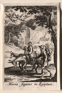 The Life of the Virgin: Flugten til Egypten. af Jacques Callot