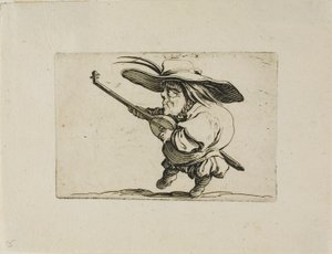 Lutespilleren, fra Varie Figure Gobbi af Jacques Callot