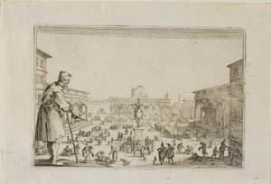 Marchen fra Bebudelsespaladset til Firenze, fra Caprices af Jacques Callot