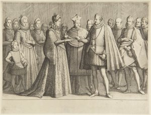 Ferdinand I’s bryllup af Jacques Callot