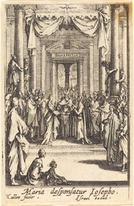 Jomfruens ægteskab, i eller efter 1630. af Jacques Callot