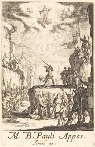 Sankt Pauls martyrium af Jacques Callot