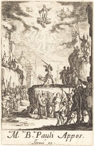 Sankt Pauls martyrium af Jacques Callot