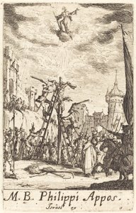 Sankt Filips martyrium af Jacques Callot