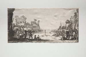 Sankt Sebastians martyrium af Jacques Callot