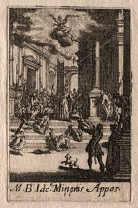 Apostlenes martyrium: Sankt Jakob den Mindre. af Jacques Callot