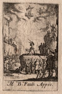Apostlenes martyrium: Sankt Paulus af Jacques Callot