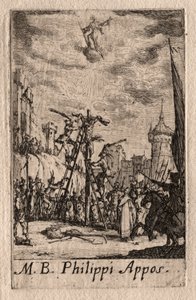 Apostlenes martyrium: Sankt Filip af Jacques Callot