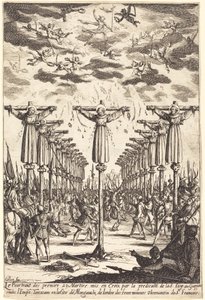 Martyrerne i Japan af Jacques Callot