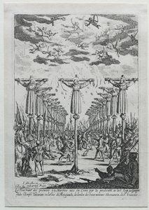 Martyrerne i Japan af Jacques Callot
