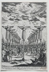 The Martyrs of Japan, 1600-tallet. af Jacques Callot