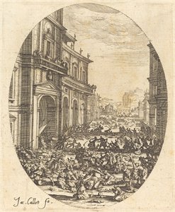 Massakren på de uskyldige af Jacques Callot