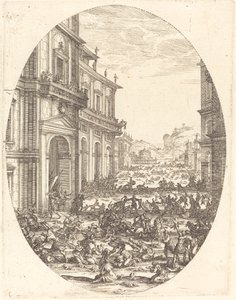 Massakren på de uskyldige af Jacques Callot