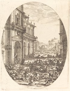 Massakren på de uskyldige, ca. 16181620. af Jacques Callot