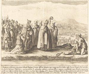 Miraklet i Saint Mansuy. af Jacques Callot