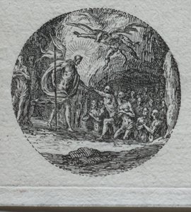 The Mysteries of the Passion: The Descent into Limbo. af Jacques Callot