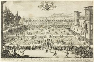 Palace Gardens i Nancy af Jacques Callot