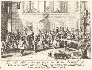 Forældrene skænker gaver af Jacques Callot