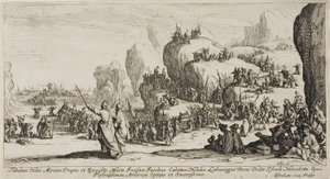 Passagen af Det Røde Hav af Jacques Callot