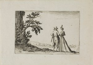 The Promenade, fra The Caprices af Jacques Callot
