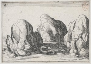 Slangen - nej. 9 fra serien af Jacques Callot