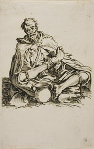 The Sickly One, tallerken tretten fra The Beggars af Jacques Callot