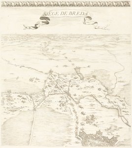 Belejringen af Breda [plade 2 af 6] af Jacques Callot