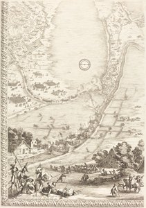 Belejringen af Breda [plade 4 af 6], 16271628. af Jacques Callot