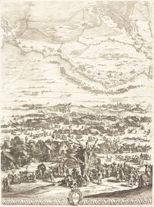 Belejringen af Breda [plade 5 af 6] af Jacques Callot